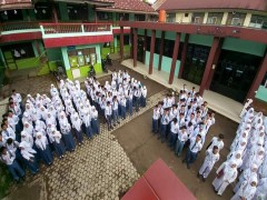 Hari pertama ujian satuan pendidikan smk Muhammadiyah pagaralam