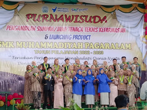 Purnawisuda siswa siswi smk muhammadiyah pagaralam