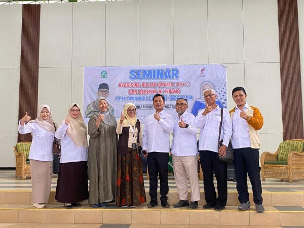 SEMINAR BEASISWA KULIAH GRATIS 100% DAN BEKERJA DI JEPANG OLEH ANABUKI COLLEGE INDONESIA DI SMK MUHAMMADIYAH PAGARALAM