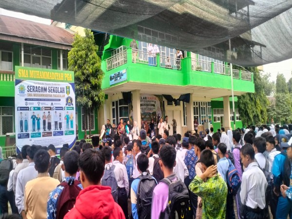 PEMBAGIAN BAJU DAN PEMBAGIAN KELOMPOK SISWA BARU T.P 2026/2027 SMK MUHAMMADIYAH PAGARALAM