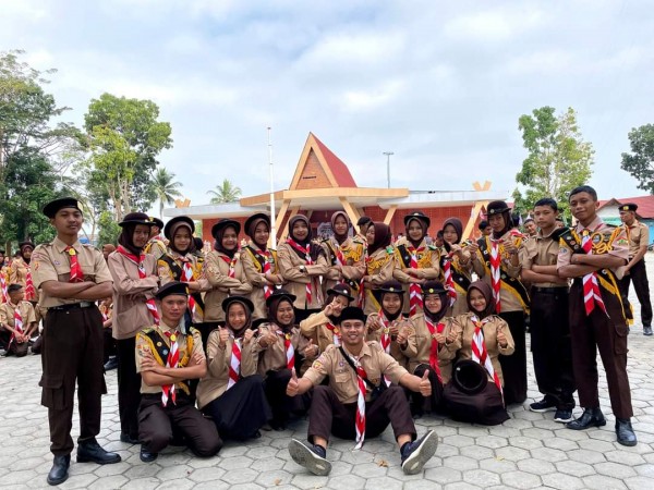 UPACARA DALAM RANGKA HUT PRAMUKA KE-62 DI ALUN-ALUN MERDEKA