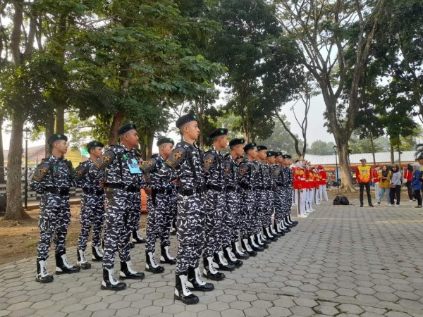 Perlombaan gerak jalan antar smk sekota pagaralam