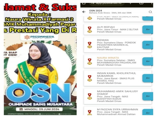 Lomba OSN (Olimpiade Sain Nasional)   kategori Olimpiade Bahasa Arab