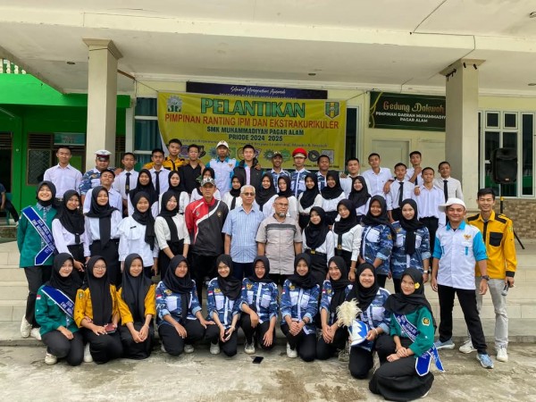 PELANTIKAN PIMPINAN RANTING IPM DAN EKSTRAKURIKULER SMK MUHAMMADIYAH PAGARALAM PERIODE 2024-2025,