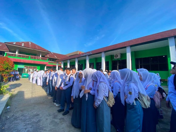 Hari Pertama Masuk Sekolah Siswa/i SMK Muhammadiyah Pagaralam Tahun Pelajaran 2026/2027