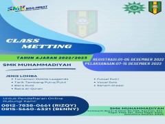 Classmeeting smk unggulan Muhammadiyah pagaralam